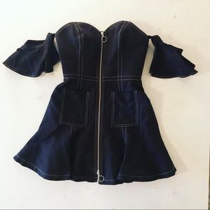 C/MEO fit and flare dress NWT